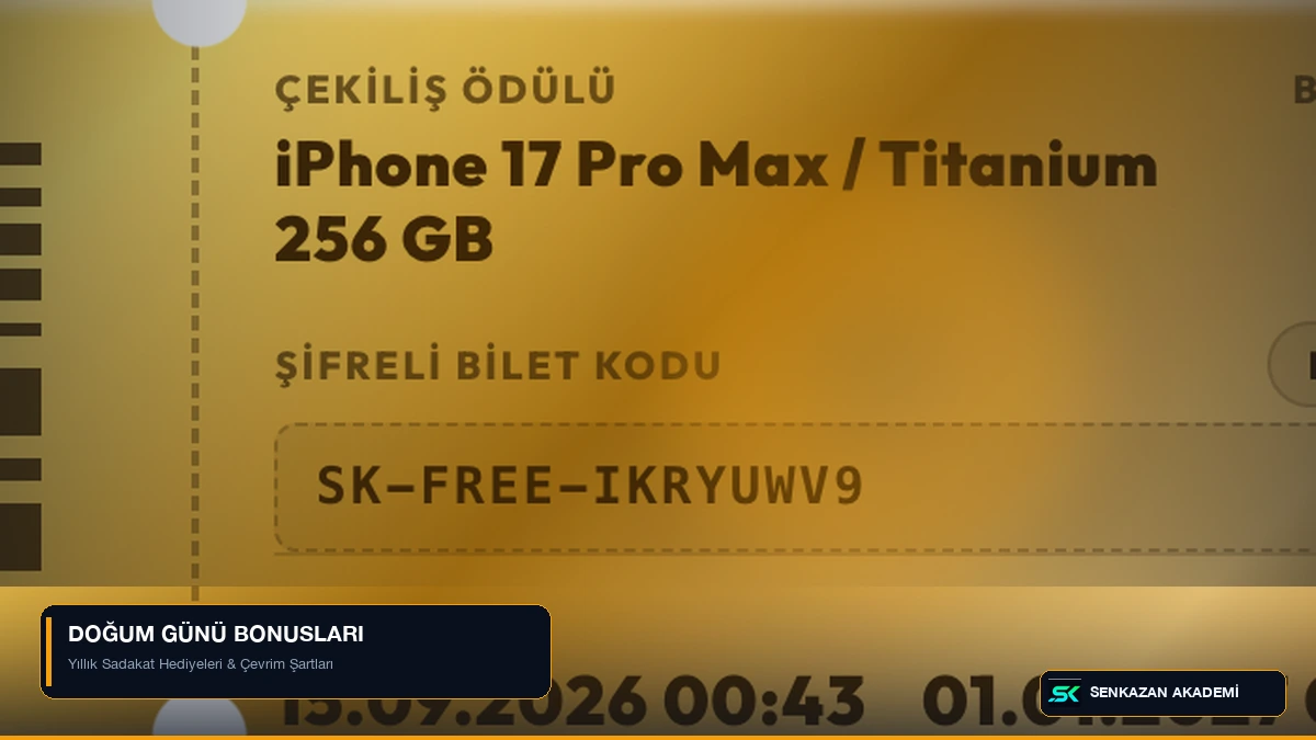 2026 Doğum Günü Bonusu Veren Siteler ve Talep Şartları