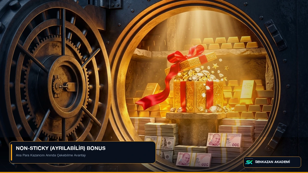 Non-Sticky Bonus Nedir? Avantajları ve Çekim Mantığı (2026)