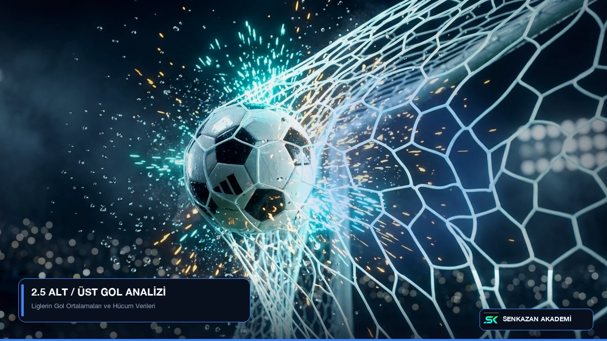 Alt / Üst Gol Bahisi Nasıl Oynanır? İstatistiksel Analiz Taktikleri